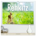Rehkitz - Flinke kleine Bambis. (hochwertiger Premium Wandkalender 2025 DIN A2 quer), Kunstdruck in Hochglanz - Sf Sf