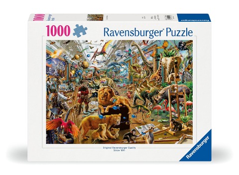 Erwachsenenpuzzle 1000 Teile - Chaos in der Galerie - 
