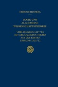 Cover-Bild zum Titel 'Logik und Allgemeine Wissenschaftstheorie' von 'U. Panzer, Edmund Husserl'