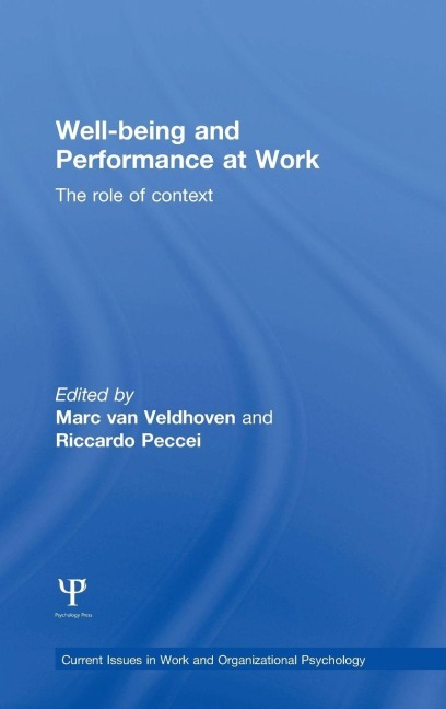 Well-being and Performance at Work - 