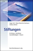 Cover-Bild zum Titel 'Stiftungen' von 'Hagen Hof, Maren Bianchini-Hartmann, Andreas Richter'