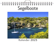 Cover-Bild zum Titel 'Segelboote - (Wandkalender 2025, Kalender DIN A4 quer, Monatskalender im Querformat mit Kalendarium, das perfekte Geschenk)' von 'Oliver Schmitz'
