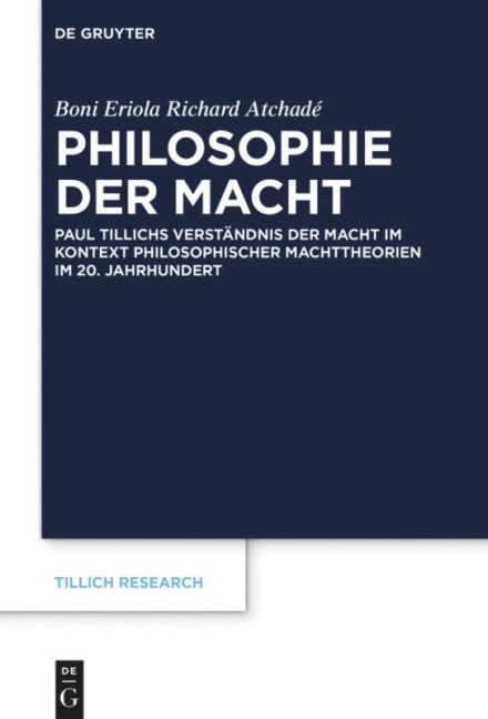 Philosophie der Macht - Boni Eriola Richard Atchadé