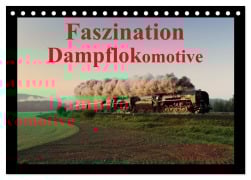 Cover-Bild zum Titel 'Faszination Dampflokomotive (Tischkalender 2026 DIN A5 quer), CALVENDO Monatskalender' von 'Hp Reschinger'