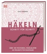 Cover-Bild zum Titel 'Häkeln Schritt für Schritt' von 'Sally Harding'