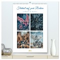 Freiheit auf zwei Rädern - Die Abenteuer der Angel-Biker (hochwertiger Premium Wandkalender 2025 DIN A2 hoch), Kunstdruck in Hochglanz - Steffen Gierok-Latniak