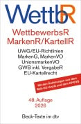 Cover-Bild zum Titel 'Wettbewerbsrecht, Markenrecht und Kartellrecht. WettbR' von ''