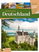 Cover-Bild zum Titel 'Malerisches Deutschland Wochenplaner Kalender 2026' von ''