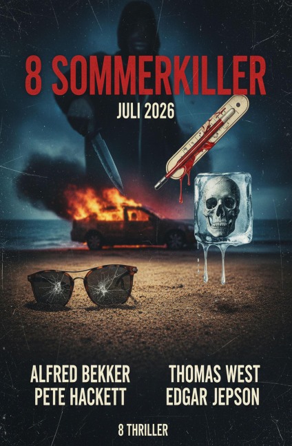 8 Sommerkiller Juli 2026: 8 Thriller - Alfred Bekker, Edgar Jepson, Thomas West, Pete Hackett