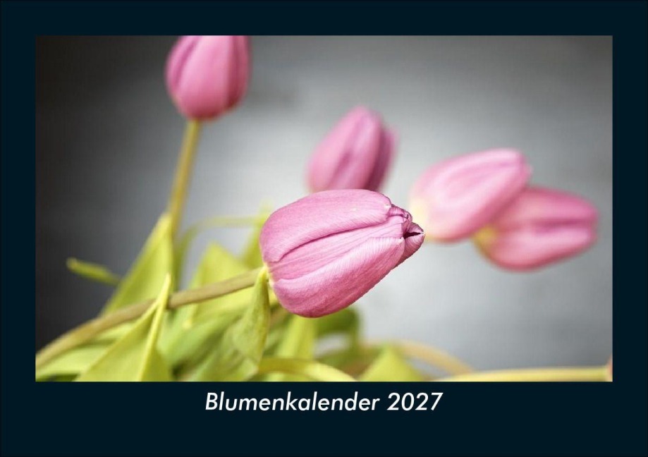 Blumenkalender 2027 Fotokalender DIN A5 - Tobias Schmitt, Kevin Heber