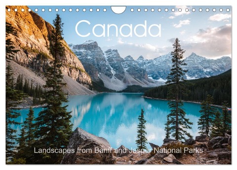 Canada - Landscapes from Banff and Jasper National parks (Wall Calendar 2024 DIN A4 landscape), CALVENDO 12 Month Wall Calendar - 