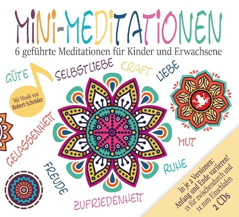 Mini Meditationen (Doppel-CD) - Geführte Meditationen für zwischendurch und zum Einschlafen. Für Kinder und Erwachsene - Sabrina Heuer-Diakow