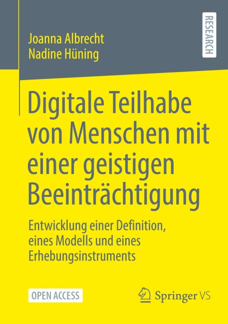 Digitale Teilhabe von Menschen mit einer geistigen Beeinträchtigung - Nadine Hüning, Joanna Albrecht