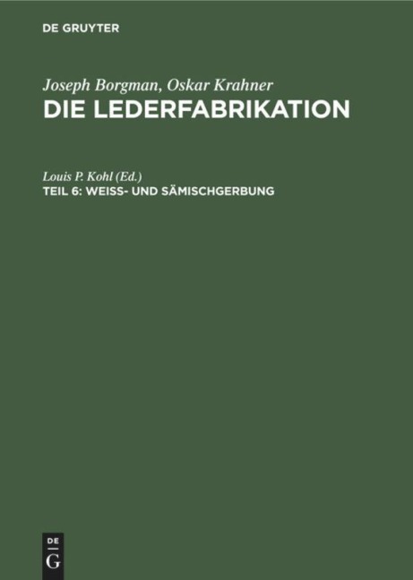 Weiss- und Sämischgerbung - 