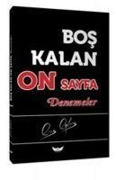 Bos Kalan On Sayfa Denemeler - Erez Egilmez