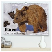 Cover-Bild zum Titel 'Bären. Unterwegs mit Meister Petz (hochwertiger Premium Wandkalender 2026 DIN A2 quer), Kunstdruck in Hochglanz' von 'Elisabeth Stanzer'