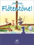 Cover-Bild zum Titel 'Jede Menge Flötentöne! 1 (mit Audio-Download)' von 'Barbara Ertl'