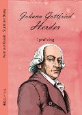 Cover-Bild zum Titel 'Johann Gottfried Herder' von 'Egon Freitag'