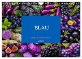 BLAU - Gemüse und Obst - Farbexplosion (Wandkalender 2025 DIN A4 quer), CALVENDO Monatskalender - Susan Michel