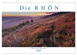 Cover-Bild zum Titel 'Die Rhön (Wandkalender 2026 DIN A3 quer), CALVENDO Monatskalender' von 'Manfred Hempe'