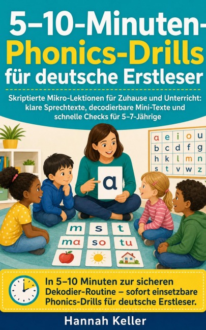5-10-Minuten-Phonics-Drills für deutsche Erstleser - Hannah Keller