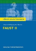 Cover-Bild zum Titel 'Faust II von Johann Wolfgang von Goethe. Textanalyse und Interpretation mit ausführlicher Inhaltsangabe und Abituraufgaben mit Lösungen.' von 'Johann Wolfgang von Goethe'