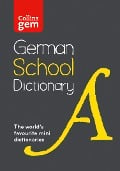 Cover-Bild zum Titel 'German School Gem Dictionary' von 'Collins Dictionaries'