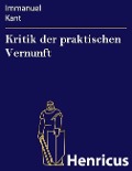 Cover-Bild zum Titel 'Kritik der praktischen Vernunft' von 'Immanuel Kant'