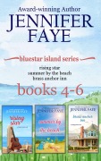 Cover-Bild zum Titel 'Bluestar Island Boxset Books 4-6: Three Sweet Small Town Romances' von 'Jennifer Faye'