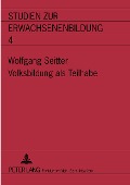 Cover-Bild zum Titel 'Volksbildung als Teilhabe' von 'Wolfgang Seitter'
