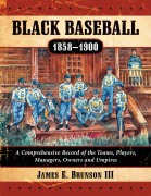 Cover-Bild zum Titel 'Black Baseball, 1858-1900' von 'James E. Brunson Iii'