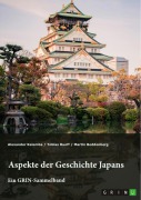 Cover-Bild zum Titel 'Aspekte der Geschichte Japans' von 'Alexander Kalemba, Tobias Ruoff, Martin Boddenberg'