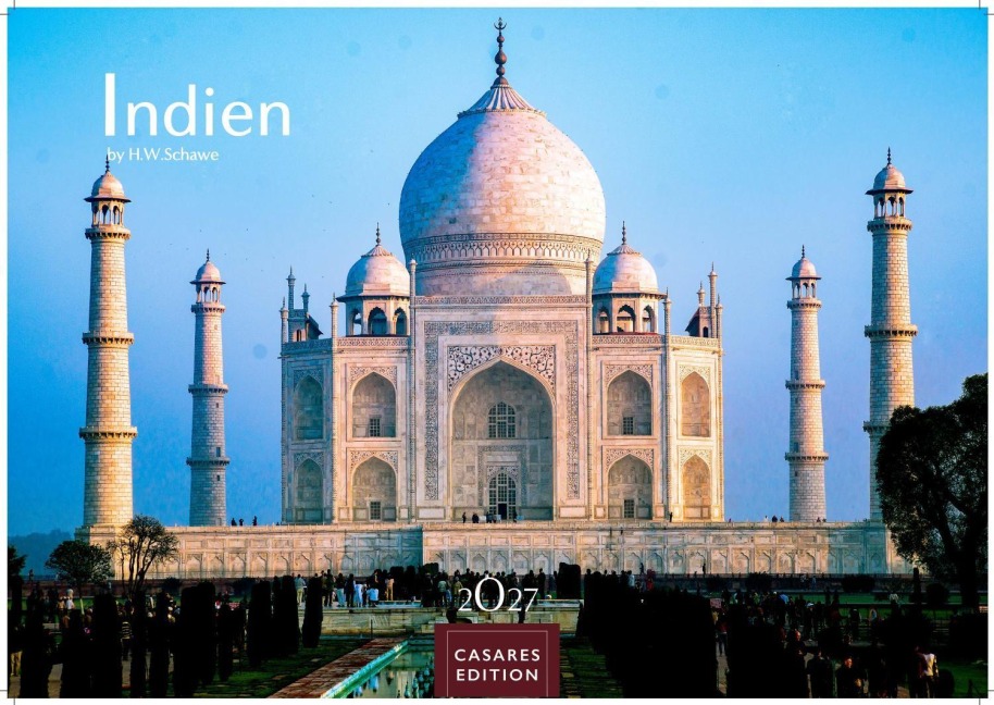 Indien Kalender 2027 - Wandkalender | Fotokalender Asien 35x50cm Grosses Format - Entdecken Sie die vielfältige Kultur Indiens in 12 faszinierenden Fotos - 