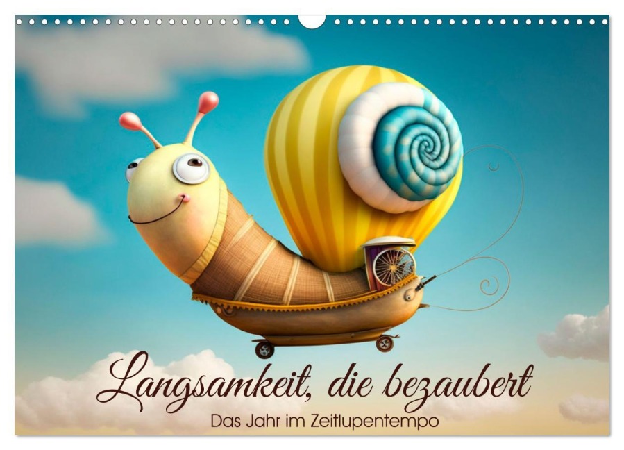 Langsamkeit, die bezaubert. Das Jahr im Zeitlupentempo. (Wandkalender 2026 DIN A3 quer), CALVENDO Monatskalender - Artefacti Artefacti