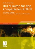 Cover-Bild zum Titel '100 Minuten für den kompetenten Auftritt' von 'Sibylle Horger-Thies'