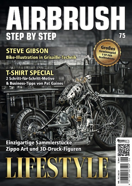 Airbrush Step by Step 75 - Steve Gibson, Mark Rush, Arturo Verano, Cesar Deferrari, Aiste Nau