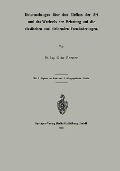 Cover-Bild zum Titel 'Untersuchungen über den Einfluss der Art und des Wechsels der Belastung auf die elastischen und bleibenden Formänderungen' von 'Otto Berner'