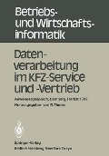 Cover-Bild zum Titel 'Datenverarbeitung im KFZ-Service und -Vertrieb' von ''