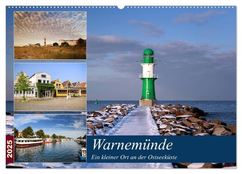 Urlaub in Warnemünde (Wandkalender 2025 DIN A2 quer), CALVENDO Monatskalender - Thomas Deter