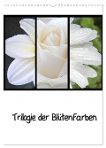 Trilogie der Blütenfarben (Wandkalender 2025 DIN A3 hoch), CALVENDO Monatskalender - Martina Busch