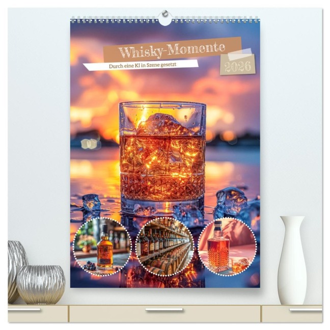 Whisky-Momente (hochwertiger Premium Wandkalender 2026 DIN A2 hoch), Kunstdruck in Hochglanz - Steffen Gierok-Latniak