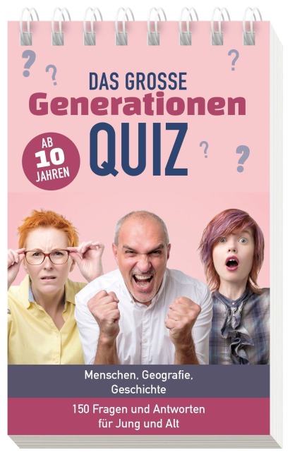 Das große Generationen-Quiz I ab 10 Jahren - Naumann & Göbel Verlag