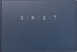 Cover-Bild zum Titel 'rido/idé 7017563307 Taschenkalender Mod. Septimus 2027 A6 quer, Kunststoff, blau' von ''