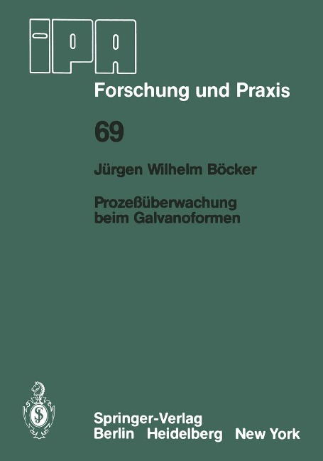 Prozeßüberwachung beim Galvanoformen - J. W. Böcker