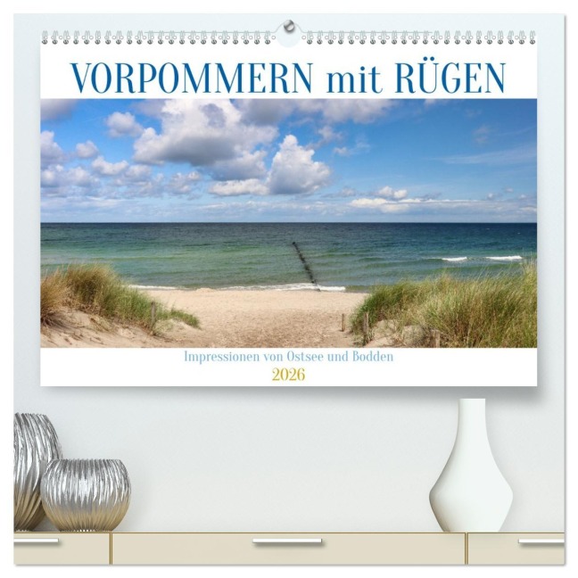 Vorpommern mit Rügen (hochwertiger Premium Wandkalender 2026 DIN A2 quer), Kunstdruck in Hochglanz - Sabine Löwer