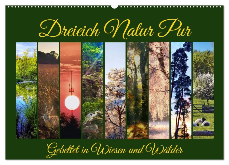 Dreieich Natur Pur (Wandkalender 2026 DIN A2 quer), CALVENDO Monatskalender - Eva Ola Feix