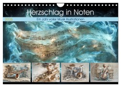 Cover-Bild zum Titel 'Herzschlag in Noten (Wandkalender 2026 DIN A4 quer), CALVENDO Monatskalender' von 'Steffen Gierok-Latniak'