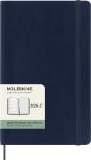 Cover-Bild zum Titel 'Moleskine 18 Monate Wochen Notizkalender 2026/2027, Large/A5, 1 Wo = 1 Seite, rechts linierte Seite, Weicher Einband, Saphir' von ''