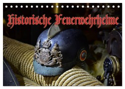 Historische Feuerwehrhelme (Tischkalender 2026 DIN A5 quer), CALVENDO Monatskalender - Ingo Laue