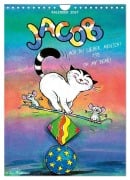 Cover-Bild zum Titel 'Kater Jacob: Ach Du lieber Mensch (Wandkalender 2027 DIN A4 hoch), CALVENDO Monatskalender' von 'Sven Hartmann'